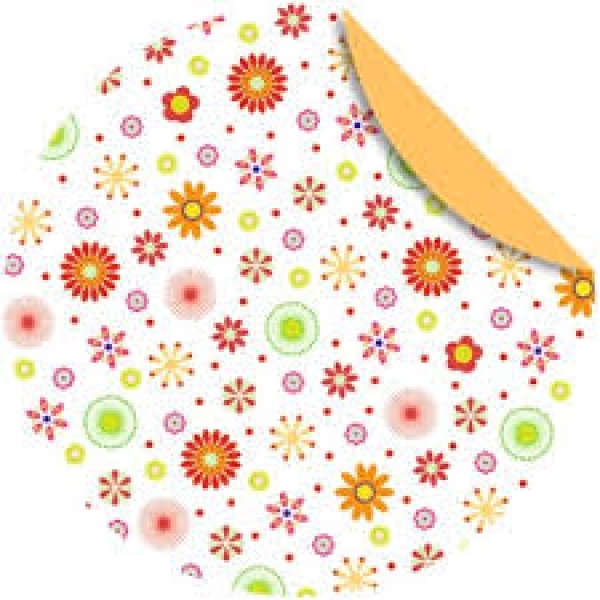 Florentine Mille Fleurs, rund, gelb